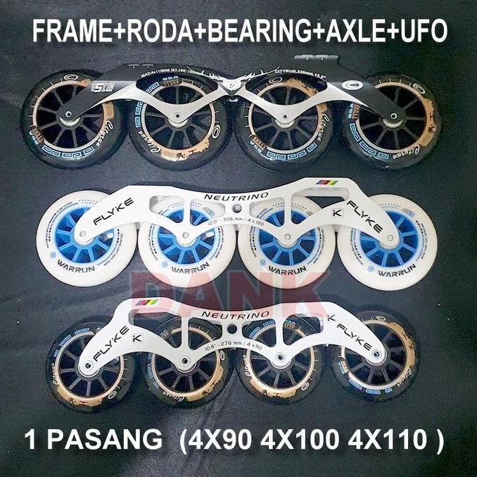 Frame Inline skate Speed wheel combination