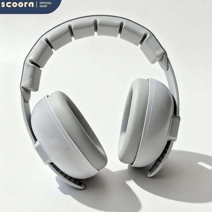 SCOORA Cronos Lite Baby Earmuff - Grey