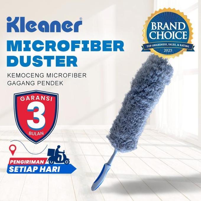 Kemoceng Microfiber Fleksibel Rubber Grip