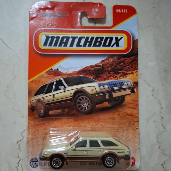 matchbox 1980 amc eagle coklat