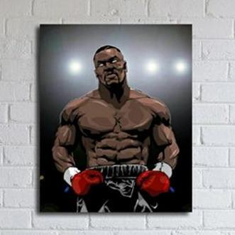 POSTER DINDING MIKE TYSON ARTS FB27