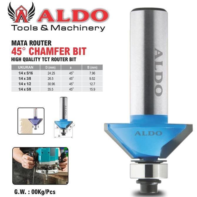 Promo Mata Router 45 Chamfer Bit Diskon