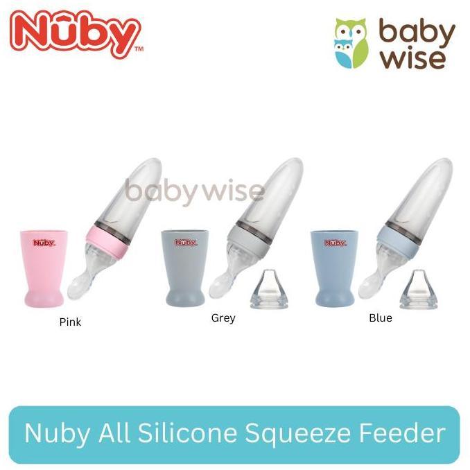 Nuby All Silicone Squeeze Feeder