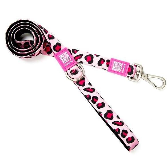 READYY Max & Molly Leash LEOPARD PINK