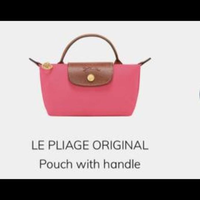 Pouch Dark Pink Nylon murah