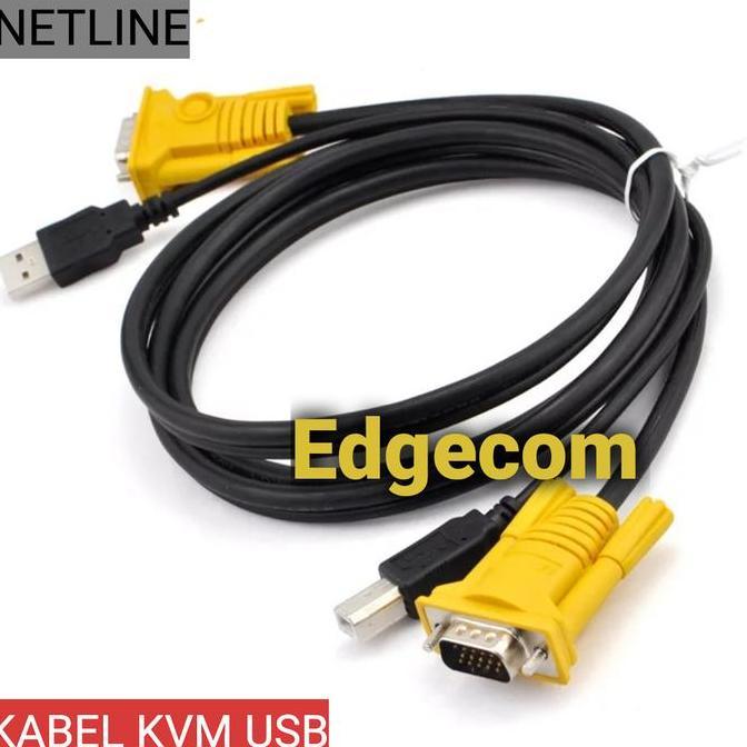 Ready Kabel KVM USB 2.0 3 Meter NETLINE
