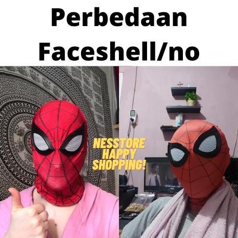 New !!! Faceshell Spiderman Face Shell Faceshield Face Shield Murah untuk Topeng Spiderman
