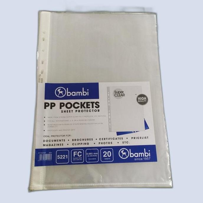PP POCKETS F4. BAMBI 5221