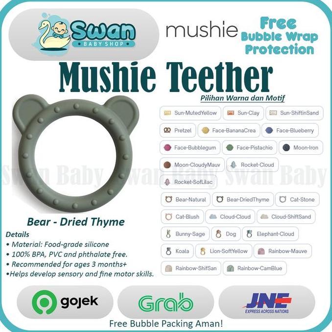 TERLARIS!! MUSHIE TEETHER / GITAN ANAK BAYI