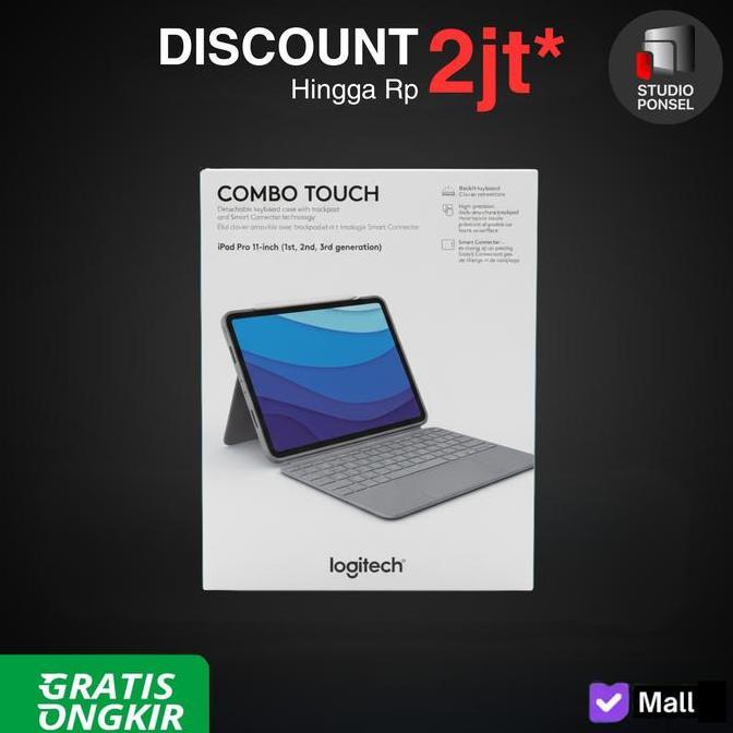 Logitech Combo Touch Keyboard Case For iPad Pro 12.9 11 With Trackpad