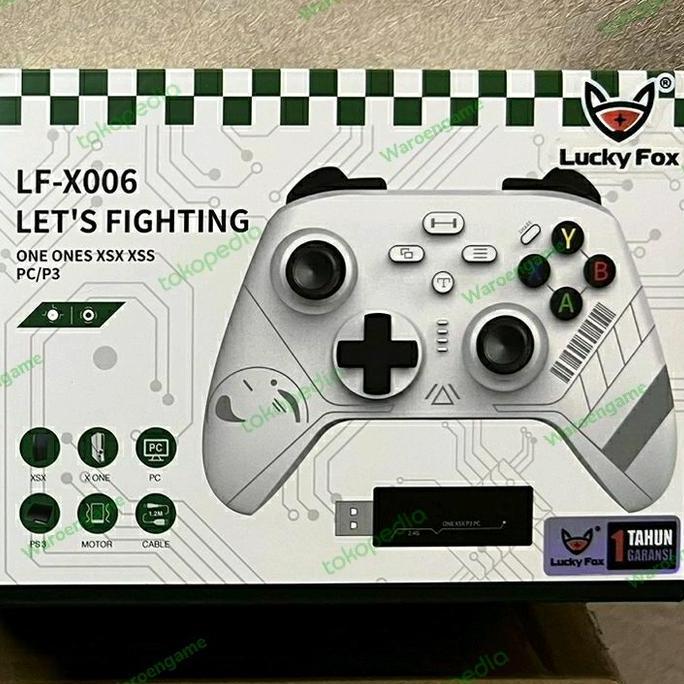 Lucky Fox Wireless Controller Stick / Xbox Series S / PC / Ps3 White