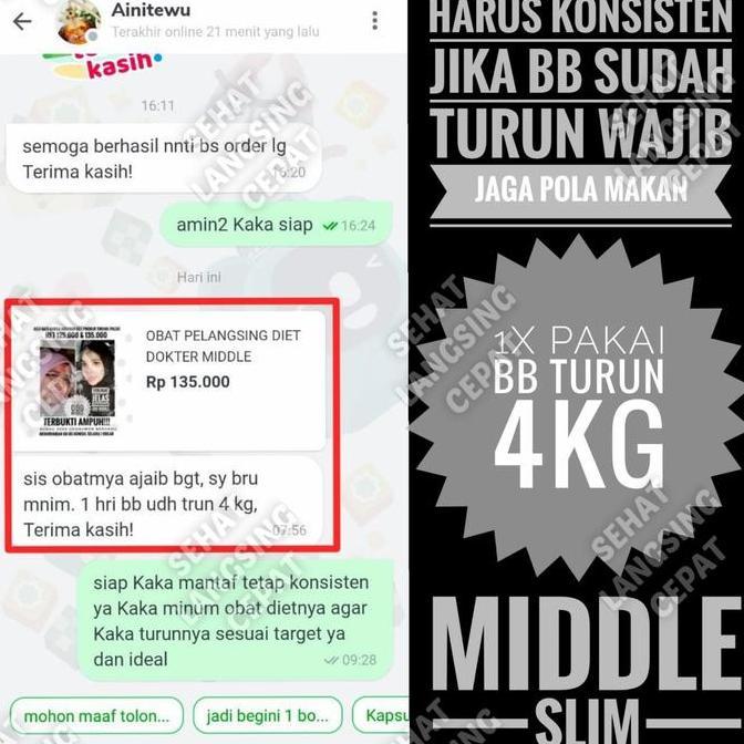 Middle Slim Herbal Bpom