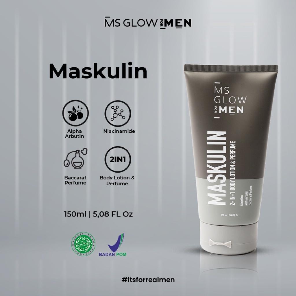 Ms Glow For Men Sunscreen Spray + Maskulin