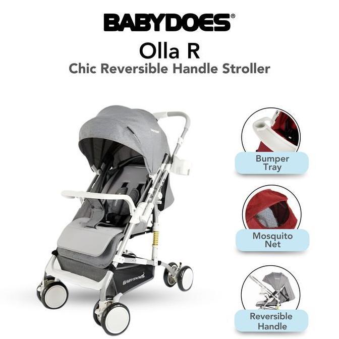 BABYDOES OLLA R Chic Reversible Handle Stroller