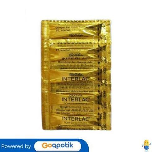 INTERLAC SACHET ISI 0.3 GRAM