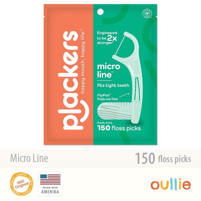 Plackers Dental Floss Picks Micro Mint