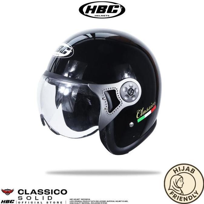 Helm HBC CLASSICO SOLID Helm Half Face SNI