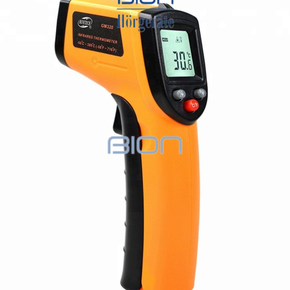 Bion Original Benetech Gm320 Termometer Digital Inframerah S.D 400C