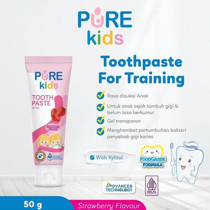 Cod,Bisa- Purekids Toothpaste For Training 50Gr