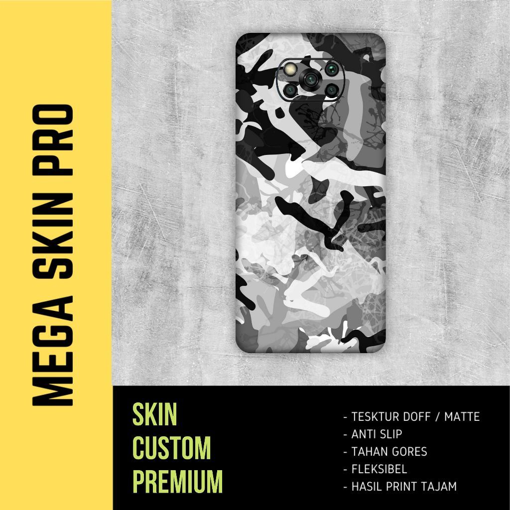 Promo 2Pcs Poco X3 Nfc Garskin Case Stiker Protector Free Custom COD