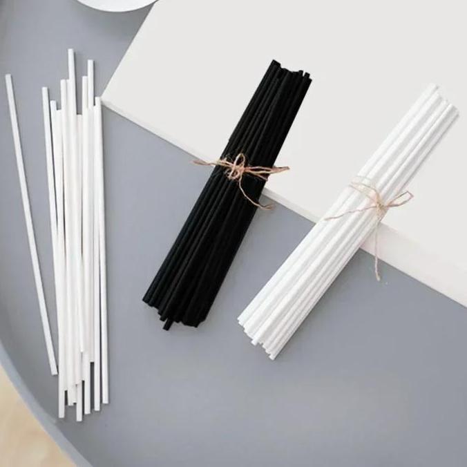 READY 100/50pcs Reed Diffuser Sticks Fragrance Diffuser Replacement DIY Handmade Home Decor Refill Aromatherapy Diffuser Refill Sticks