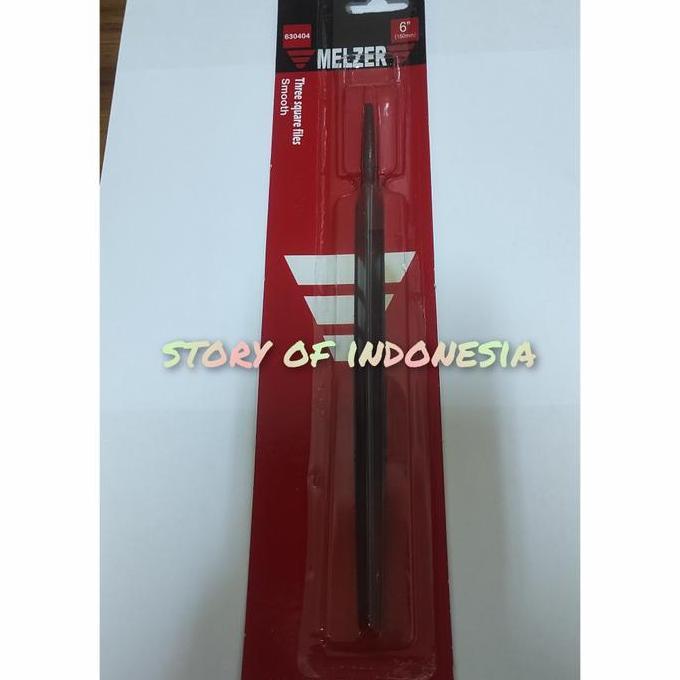 Kikir Triangular File / Segitiga 6" 8" 10" Kasar Halus Melzer