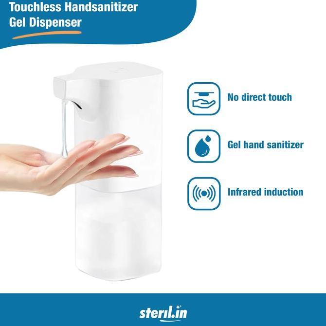 TOUCHLESS HAND SANITIZER (GEL) AUTOMATIC DISPENSER SENSOR OTOMATIS