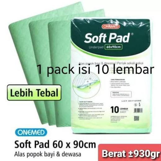 Promo Underpad Perlak Soft Pad 60X90Cm Isi 10Pcs Cod