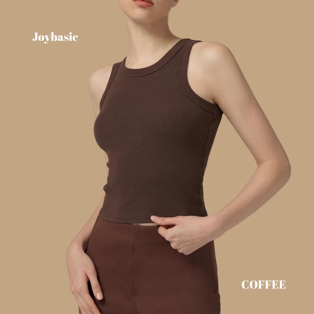 Hot Joybasic Ribbed Knit Tanktop Super Nyaman