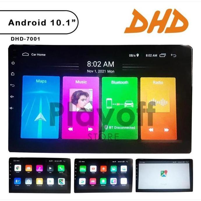 Head Unit Android Double Din DHD 10 Inch Gps Bluetooth Mirrorlink Youtube