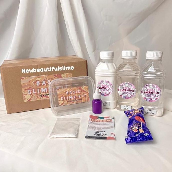 BAHAN SLIME KIT BASIC SLIME KIT BAHAN SLIME NEWBEAUTIFULSLIME