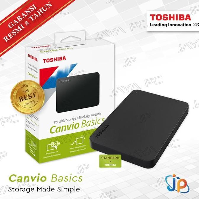 Toshiba Canvio Basic 1TB - HDD / HD / Hardisk / Harddisk External 2.5"
