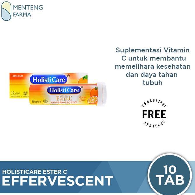 Holisticare Ester C Effervescent 10 - Suplemen Vitamin C
