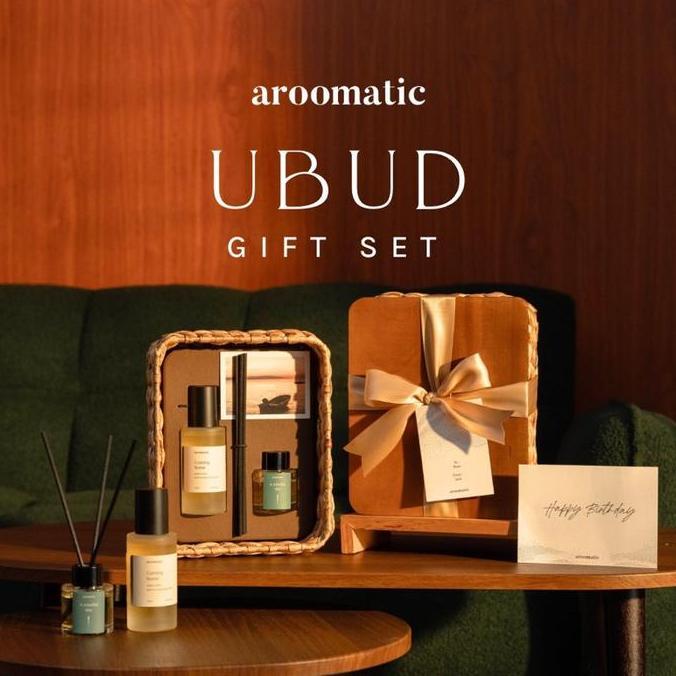 gersangseller - ubud gift set | aroomatic reed diffuser & home spray