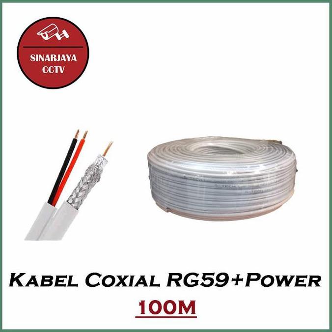 kabel cctv RG59 +power 100m
