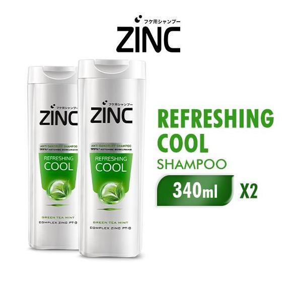 Zinc Shampoo Refreshing Cool 340ml x2