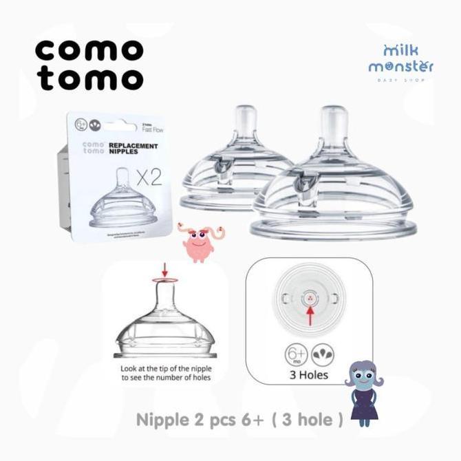 Comotomo Replacement Nipple / dot botol susu comotomo
