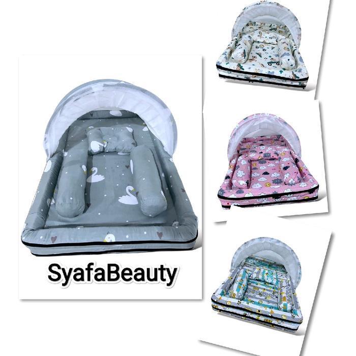 Kasur Kelambu Bayi Set Bantal Guling
