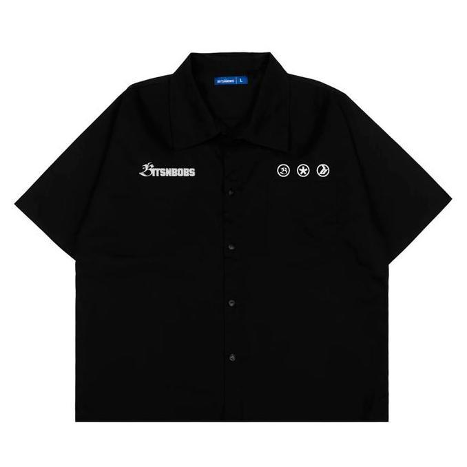 Bitsnbobs76 WorkShirt boxy Gretta Black