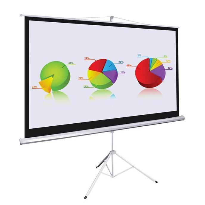 Tripod Screen Projector (Layar Proyektor 70")