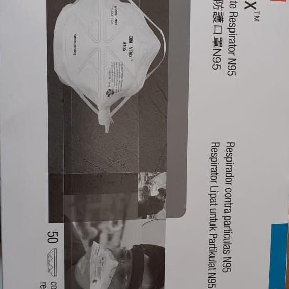 MASKER 3M 9105 V FLEX MURAH