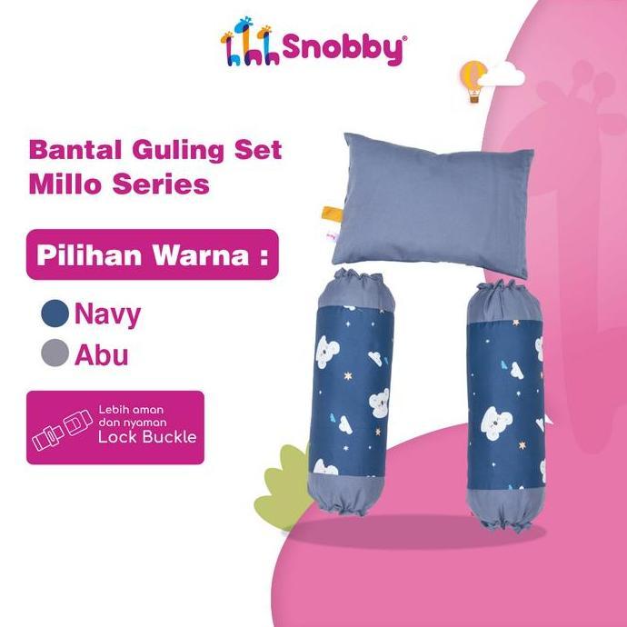 SNOBBY Bantal Guling Set Millo Series SBB9124