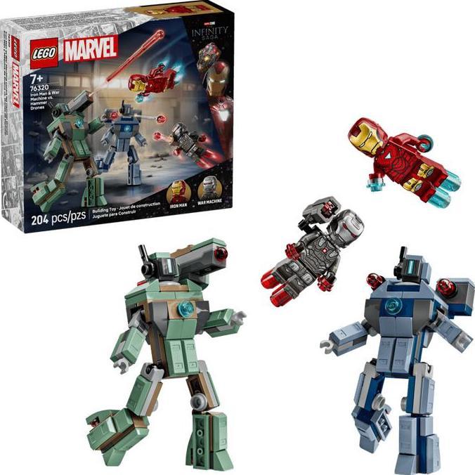 LEGO MARVEL Iron Man & War Machine vs. Hammer Drones - 76320