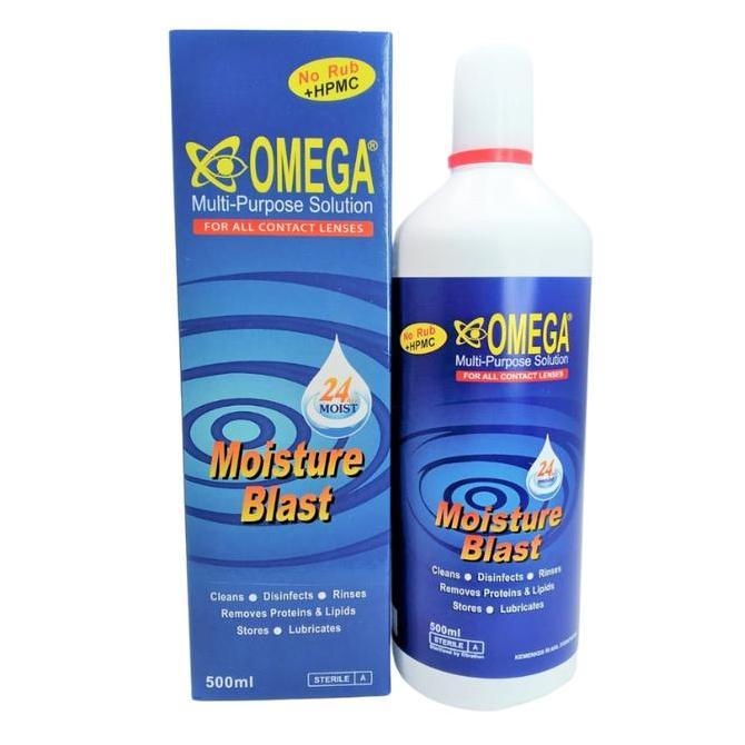 Cod,Bisa- Omega Moisture Blast 500Ml Solution Air Softlens