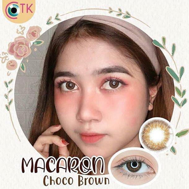 Cod,Bisa- Softlens Macaron Dia 14.5Mm Normal S/D -6.00 Free Lenscase