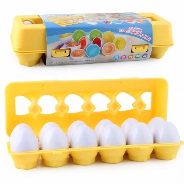 BIBULAS MATCHING EGG EDUCATION-COLOUR AND SHAPE