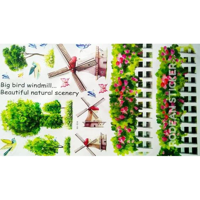 3D Wall Sticker Stiker Dinding 3DWS10