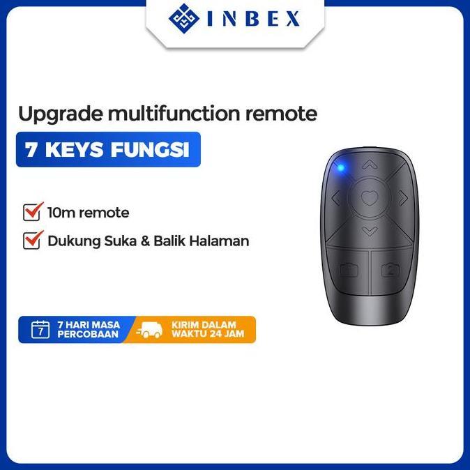 tekomania81 - inbex bluetooth remote control selfie smartphone wireless shutter