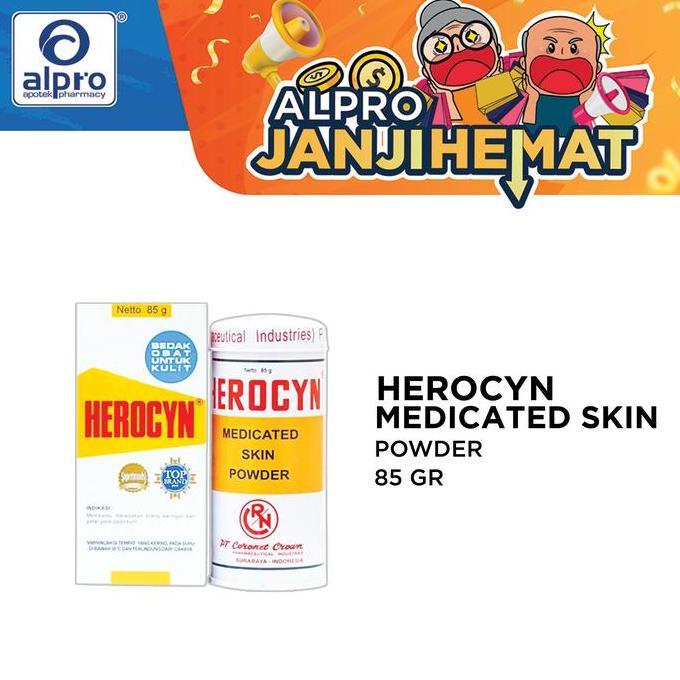 Herocyn Powder Bedak 85Gr