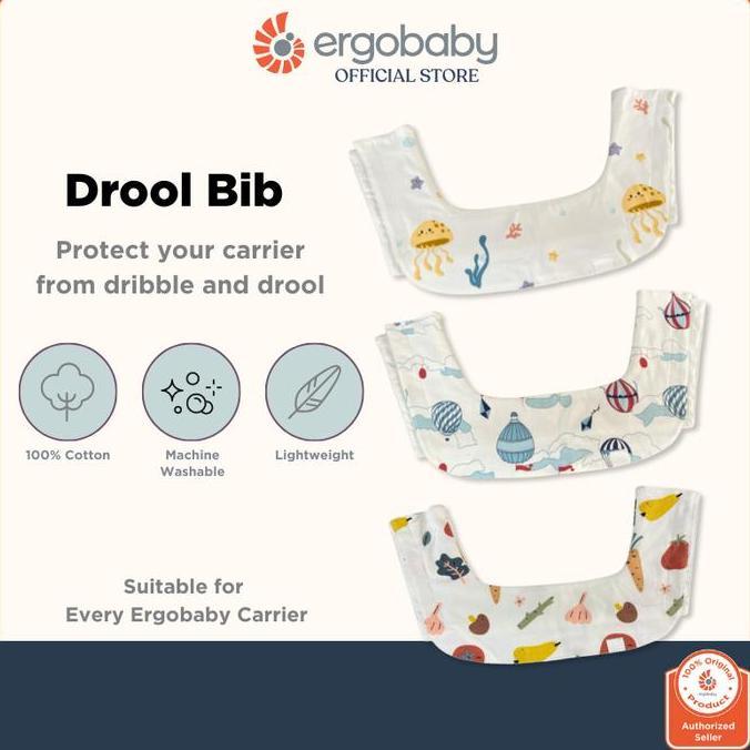 Ergobaby Drool Bib - New Variance